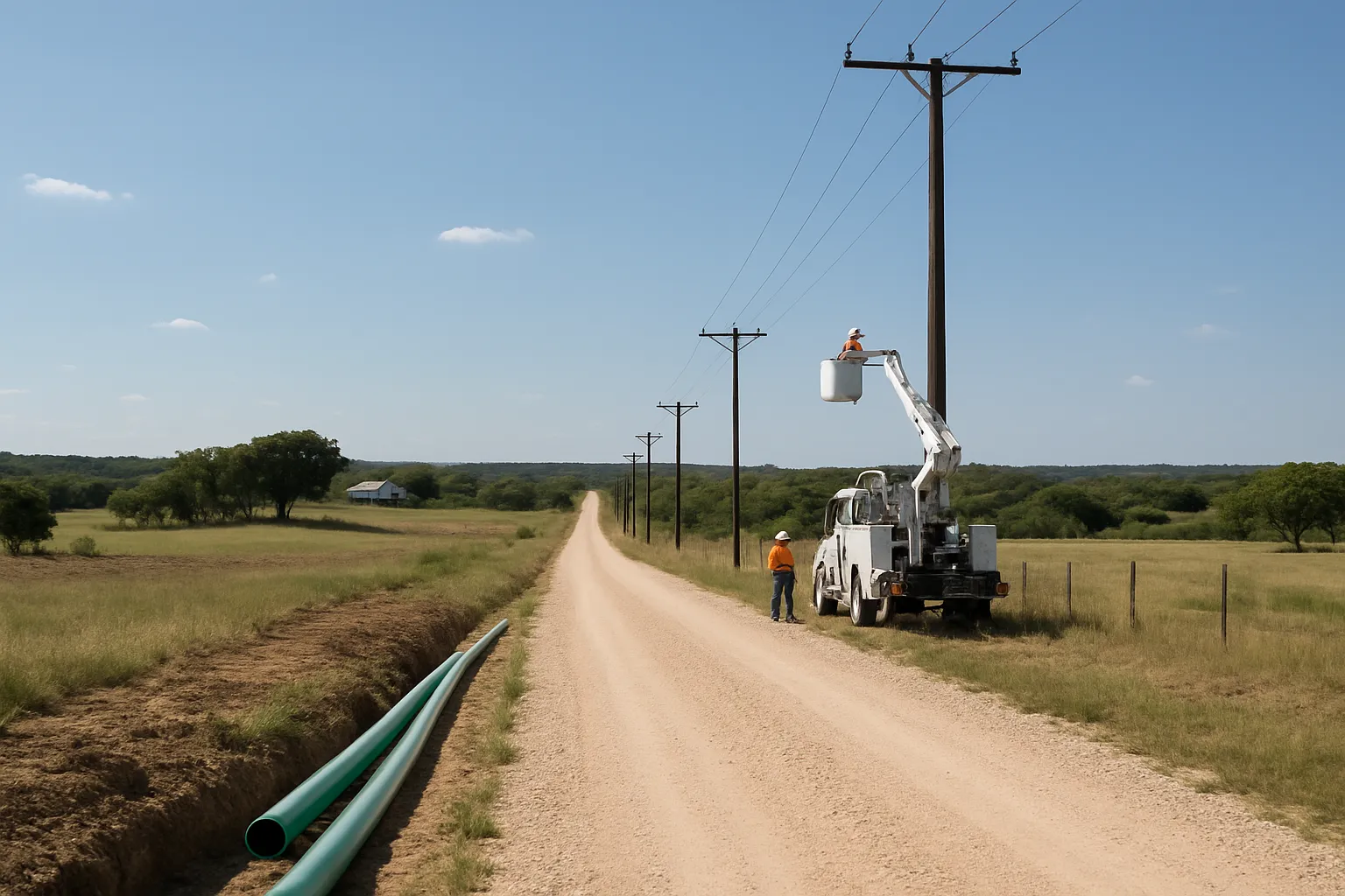 What It Costs to Bring Utilities to a Rural Homesite